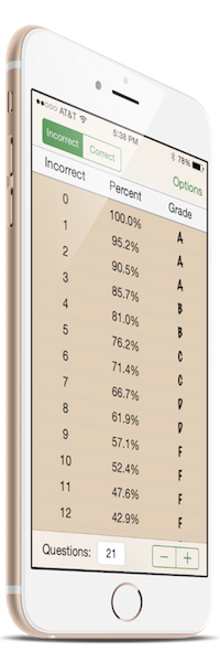 Grade Aid - — main screen
